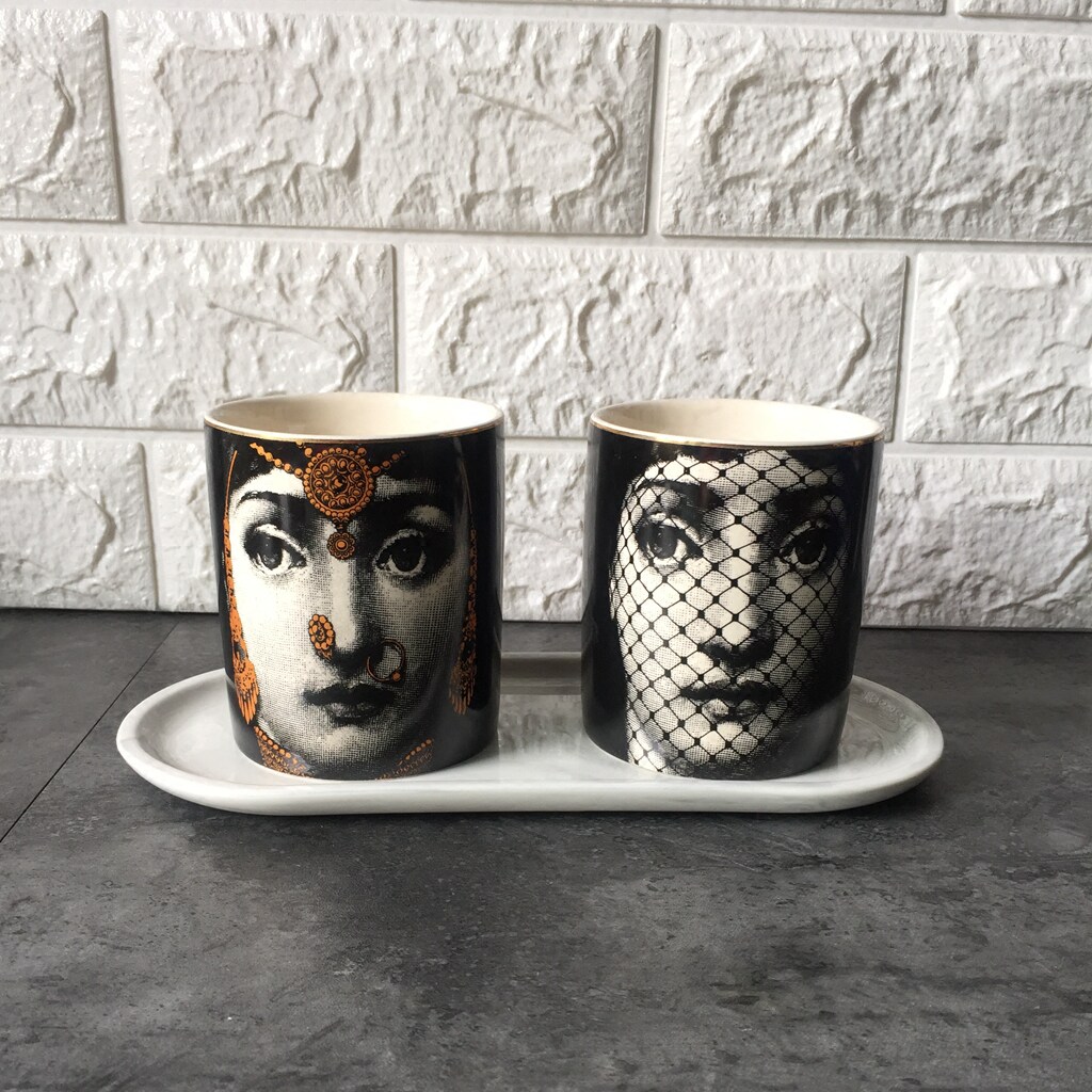 Exported to the United States Gothic style scented candle storage jar container home decoration ornaments makeup brush storage pen holder