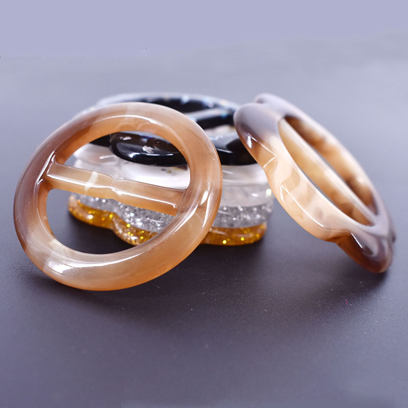 Silk scarf Square towel buckle Wild T-shirt T-shirt hem corner knotted buckle Knotted buckle Summer Korean version decorative button