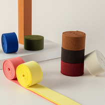 Soft Rubber Band Pants Trousers Waist Elastic Band Clothing Accessories 2 5cm Wide Color Thickened Elastic Band Flat High Bounce