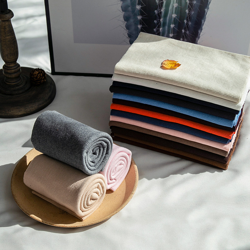 Elastic thread fabric neckline cuffs trousers foot opening lower hem pants waist side pure cotton clothing accessories pregnant woman groin