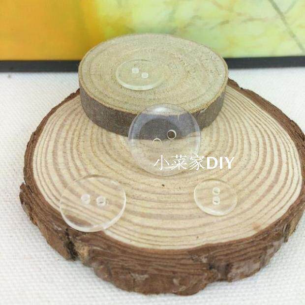 Transparent Cartoon Cloth Clothing Shirt DIY Buttons Bread Button Coverall All Match Clothing Accessories
