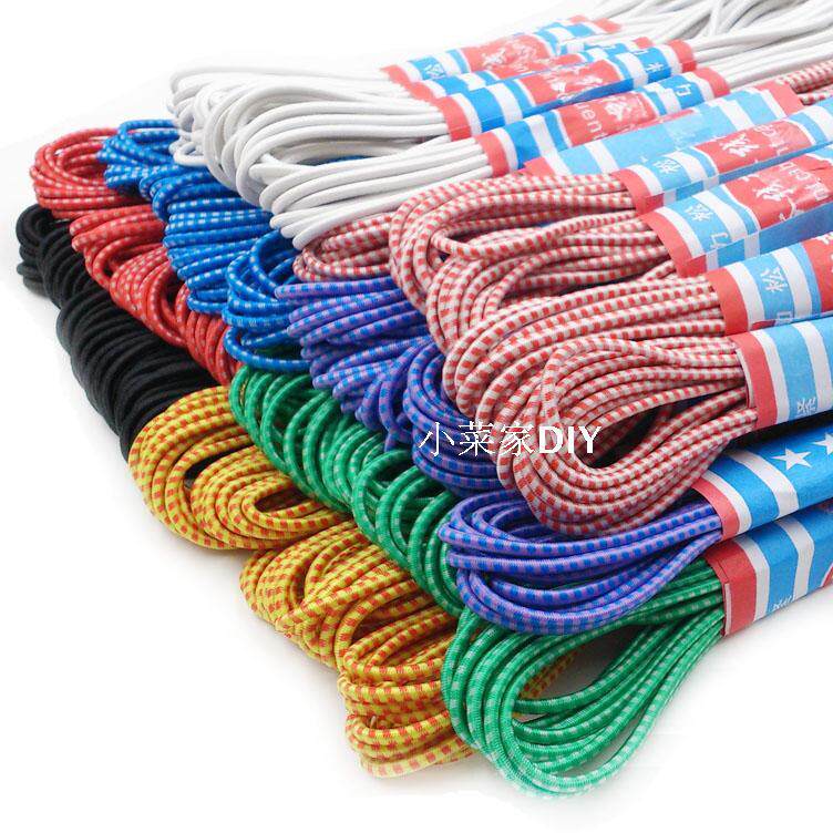 2 5mm Fine Color Circular Elastic Band Hat Rope Clothes Drawstring Elastic Band Rubber Rib Cow Rib Stretch Rib Like Rib Strap