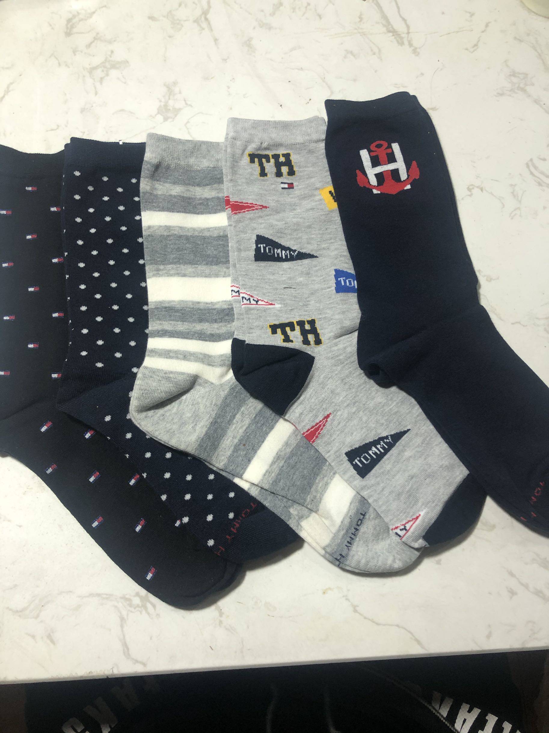 Long cylinder cotton socks 5 double fit in T3 t cards 