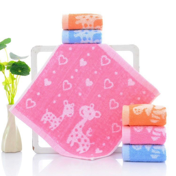 Child washcloth pure cotton small square towel small towel pure cotton square towel washed face square square baby Home can be approved