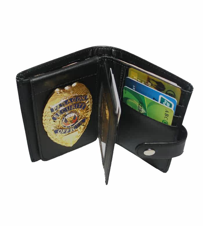 American Badge Wallet American Badge Wallet Multifunctional Pure Leather Wallet Badge Clip n