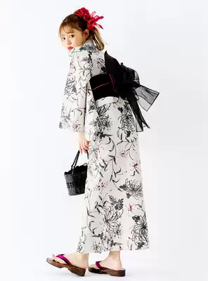 包拼邮可口的鱼日本代购grl 基础款浴衣兵儿带腰带nc91