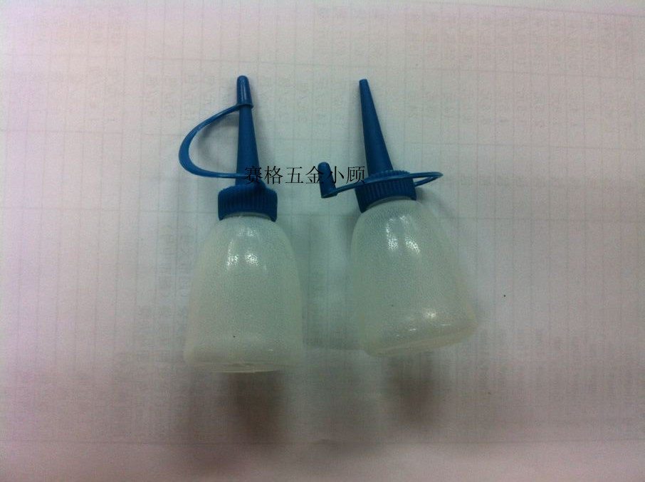 Thickening Point Gum Bottle with lid Seal plastic oil jug Flux Bottle Industrial Tip Nozzle Pot Drop Glue Pot Plastic Bottle