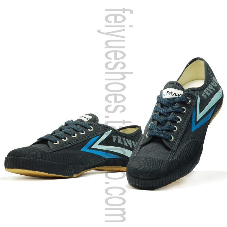 French European Version Overseas Sneakers Low-Top Sky Blue Navy Blue Feiyue Navy Blue Blue Lo