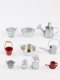 Miniature toy simulation of mini toys used as old iron bucket waterer watering pot watering pot ice bucket model