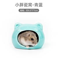 Маленькая толстая керамика гнездо синий синий цвет