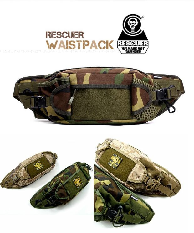 [Giải phóng mặt bằng] Savior Expedition Road Camp Eo Bag Túi ngoài Siêu chiến thuật Dịch vụ đặc biệt ngoài trời Cưỡi túi túi đeo hông dụng cụ