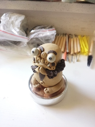 Купить 1 Получите 1 день, да -йя оригинальная руда, фиолетовый песчаный, мягкая глиняная глиняная глина, маленькая, средняя и средняя школа