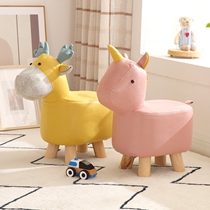 Creative Animal Stool Net Red Technology Cloth Shoe Stool Children Living Room Animal Chair Cartoon Shaped Soft Sit Sofa