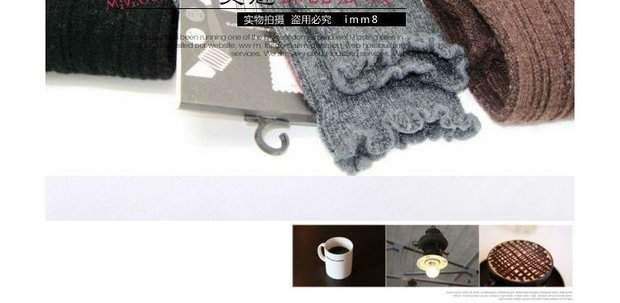 Phiên bản Hàn Quốc chất đống tất qua đầu gối len ấm áp với đôi tất cashmere đặt chân là đôi tất mỏng dài vớ cao học sinh tất nam giá tốt