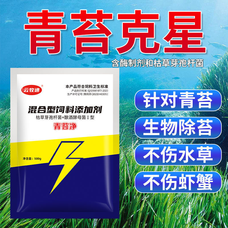 Moss Purification Aquaculture Biological Decomposition Enzyme Fish Pond Moss Net Does Not Damage Aquatic Plants Crayfish Crab Moss Remover