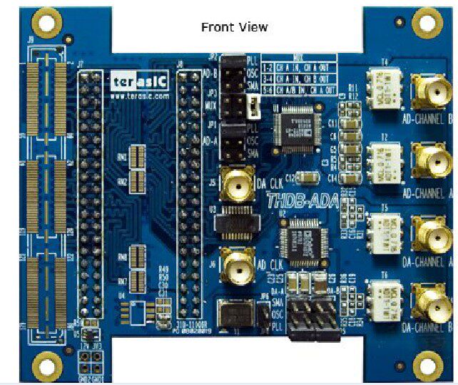 AD DA module daughter card THDB-ADA high-speed data acquisition with DE2-115 DE0-NANO development board
