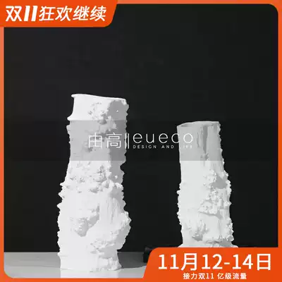 Simple modern resin flower art ornaments creative living room model room room study desktop soft decorations furnishings