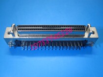 SCSI connector 50PIN 90-degree bent foot DB type 50 core female seat welded plate