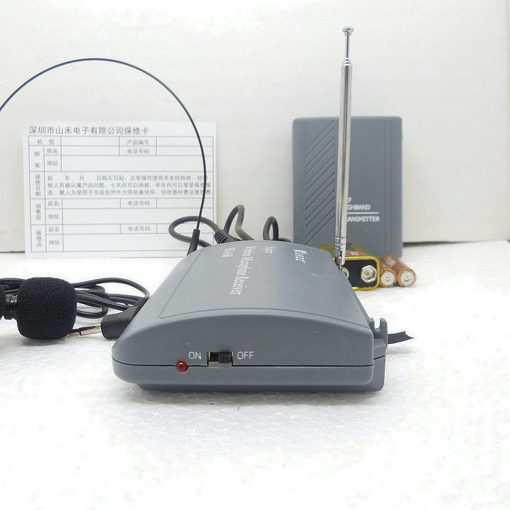 One-to-one microphone head-mounted collar clip wireless microphone multimedia teaching performance sketch performance microphone