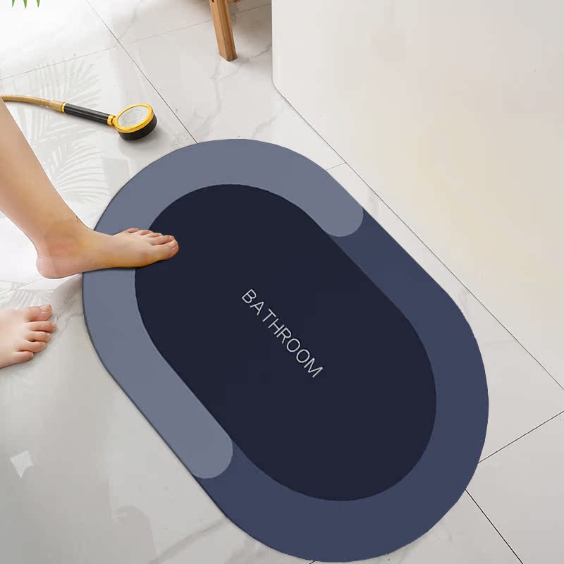 Bathroom Speed Dry Ground Mat Silicon Algae Clay Upholstered Home Makeup Room Toilet Anti Slip Mat Washstand Doormat Doormat Doormat