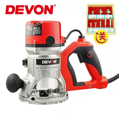 DEVON big have electric wood milling woodworking engraving machine slotting machine carving trimming AllDIY power tool 1316