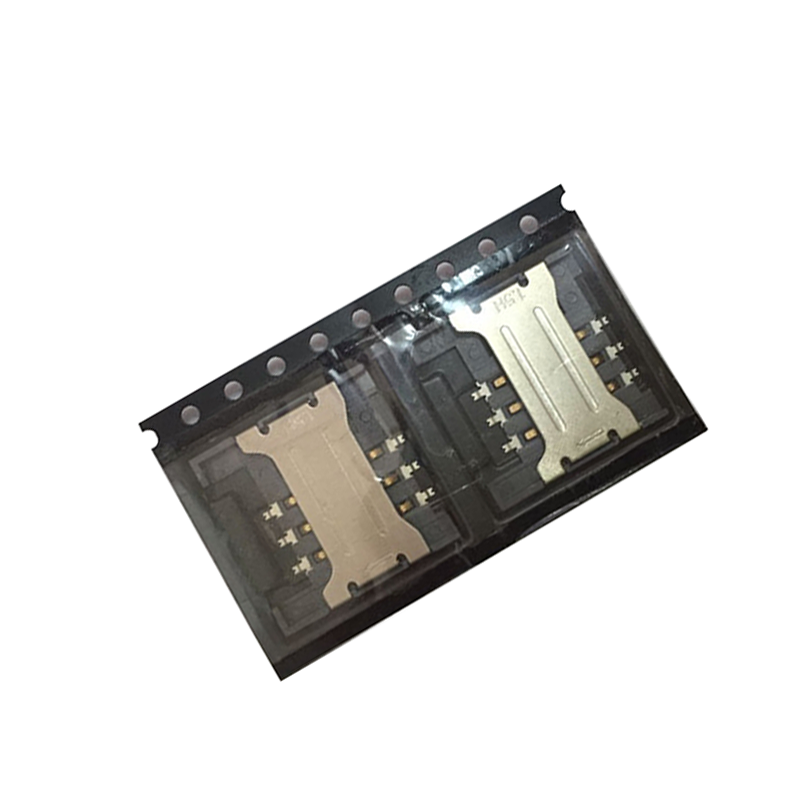 SIM cassette SIM card slot 6P ultra-thin SIM cassette resistant to high temperature can pass back flow welding high quality