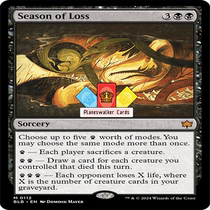 (Planeswalker) Banronlor BLB Mysterious English Flash Season of Misfortune 112