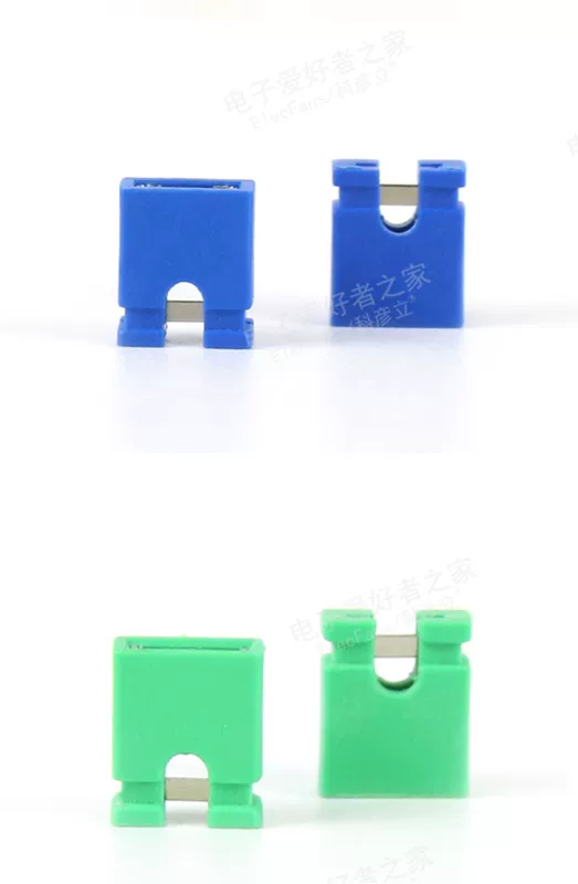 (50 cái) 2.54mm cao độ Jumper khối rút ngắn nắp đơn và đôi hàng pin PCB đầu nối bảng mạch