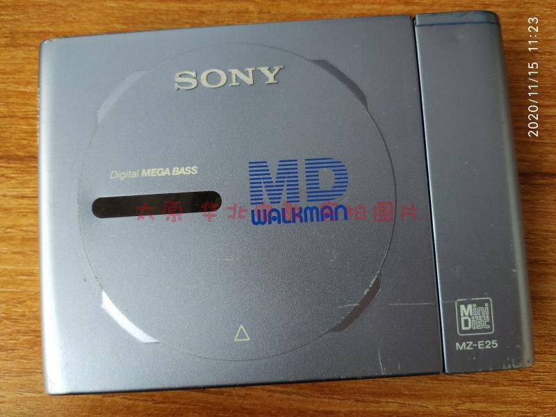 SONY MZ-E25 MD single release Digital Mega BASS digital heavy bass 2 levels of sound