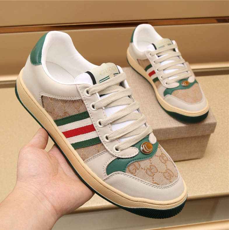 First layer cowhide European station retro old dirty shoes men and women all-match sports casual shoes couple color matching board shoes men