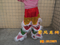 Dragon dance and lion dance props childrens southern lion pants lion dance pants Foshan lion wake up lion pants kung fu pants five colors