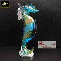 Wonderful glaze glaze ornaments bookcase glaze gifts color seahorse small seahorse glaze
