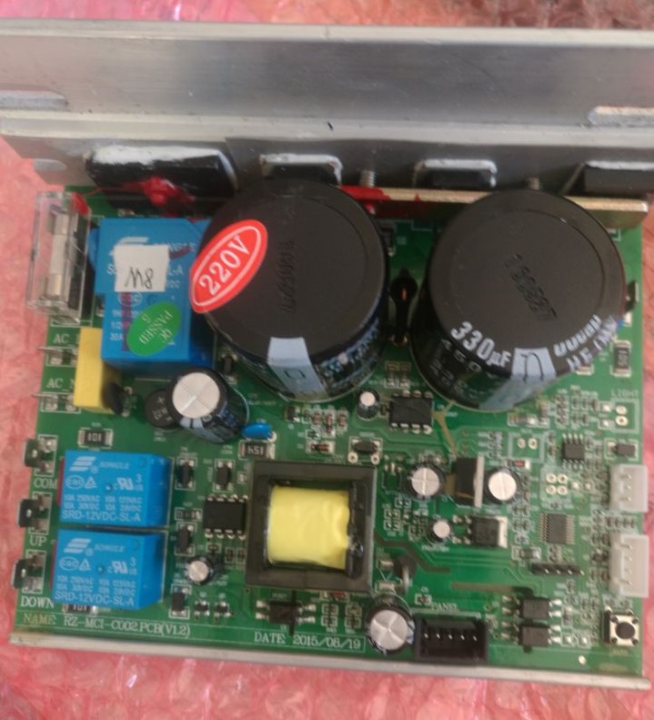 Motor board of YP motor controller board under M8 treadmill board for easy running board