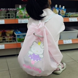 Hello kitty, мультяшный рюкзак, ранец, модная сумка-органайзер, детская сумка, на шнурках
