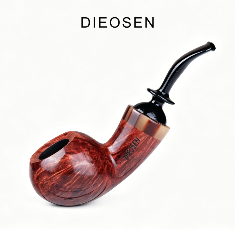Imported Briar Wood, Hollow Pufferfish, Vulcanized Rubber Mouthpiece, Smooth/Sandblasted Finish, Rich Flavor Imported Briar Wood, Hollow Pufferfish, Vulcanized Rubber Mouthpiece, Smooth/Sandblasted Finish, Rich Flavor