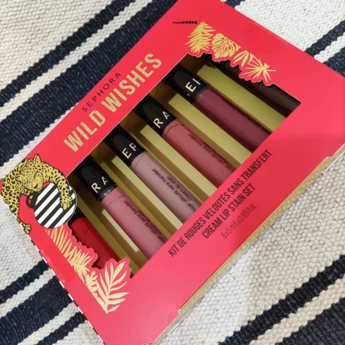 Специальное предложение Sephora Sephora Dyated Lipstick Lip Glaze 5ml Set Set Mrassembled и Sedember без коробки 13 14