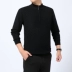 Được sản xuất tại Nội Mông len áo len cashmere nguyên chất nam ấm áp dày và lỏng lẻo trưởng thành cơ sở áo len len Q33 - Áo len Cashmere Áo len Cashmere