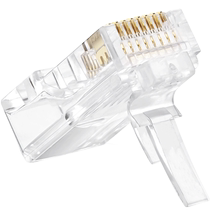 Gold Jia Baise pure copper 8P8C RJ45 Type of network one thousand trillion Crystal head No lined network cable joint 100