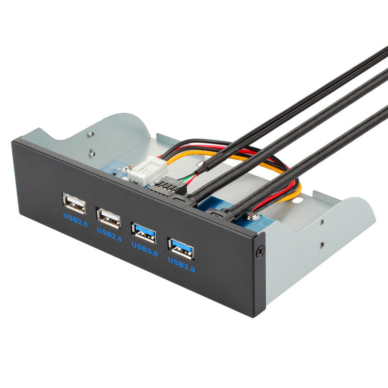 USB3 0 CD driver bit panel sandblasted 2 ports USB3 0 2 openings USB2 0 Host shell USB extension multiple USB