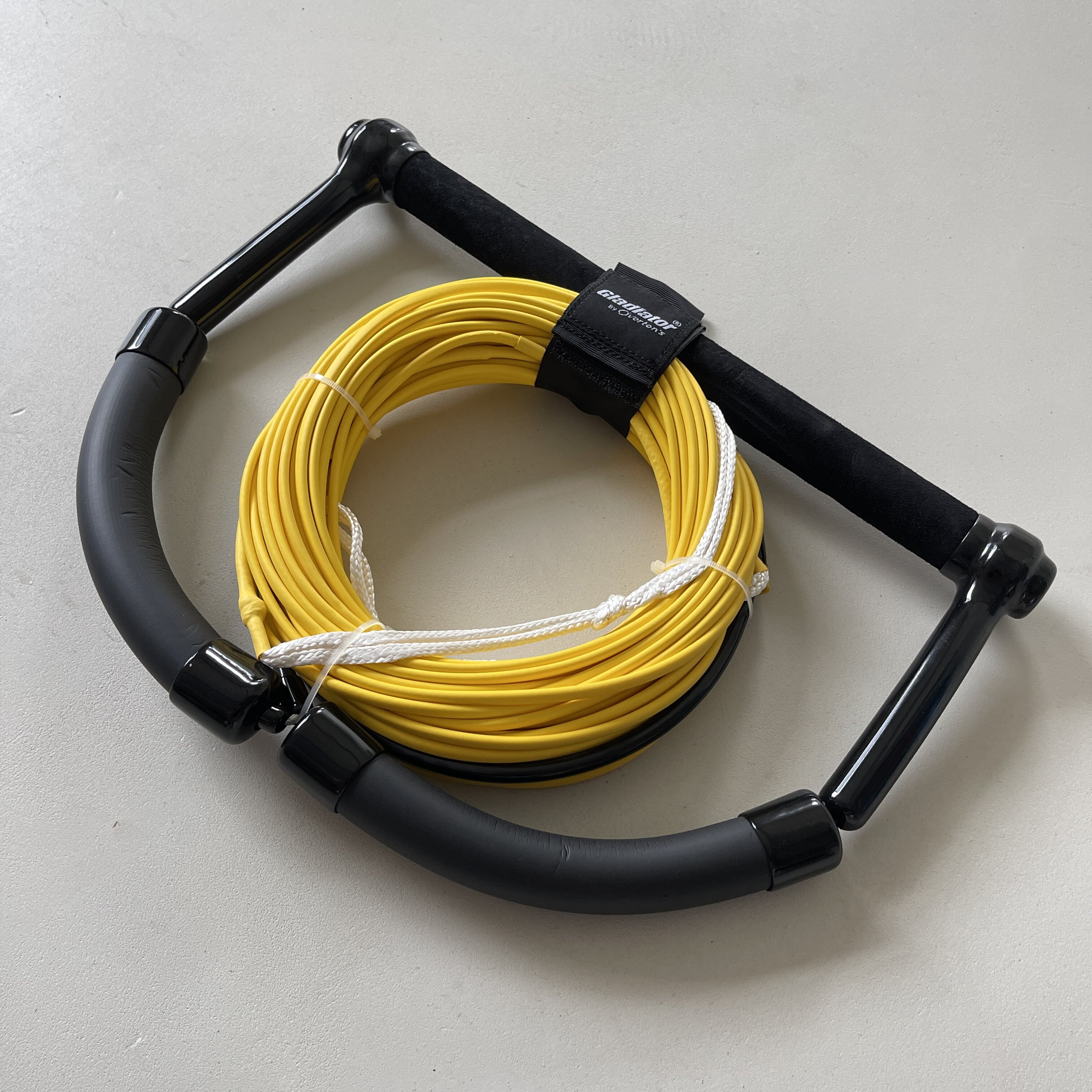 75FT tail wave board sliding water rope 38cm non-slip EVA handle sliding water board traction rope ultra-fine noodle rope anti-winding-Taobao