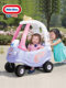 Die Vereinigten Staaten importieren das vierrädrige Wohnmobil Little Tyke für Kinder, das Naughty Castle Princess Car, einen Spielplatz-Kinderwagen und ein verschiebbares Spielzeugauto