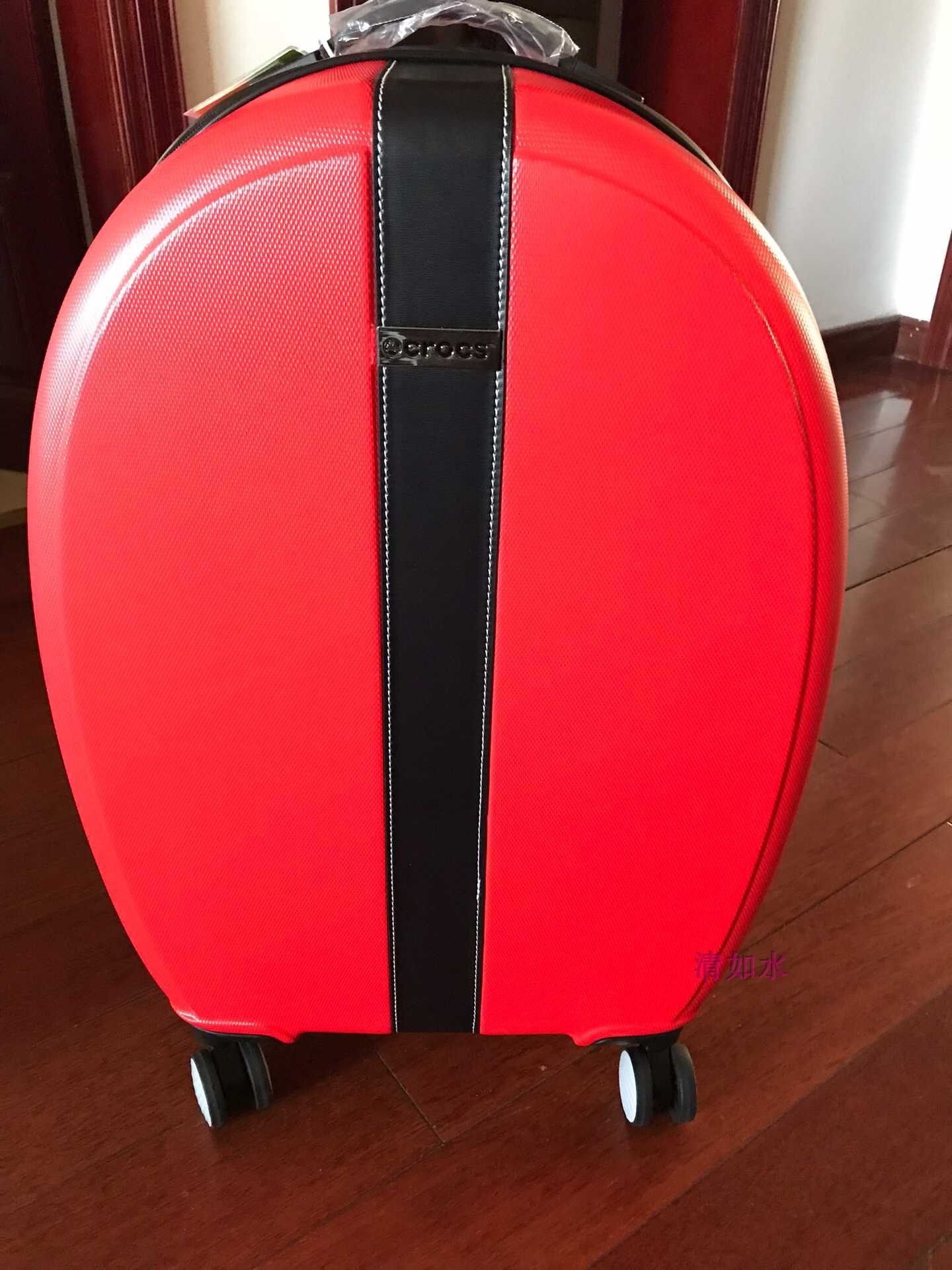 USA CrocsCRORS suitcase universal wheel Redbox rod case 24 inch CB09I183026