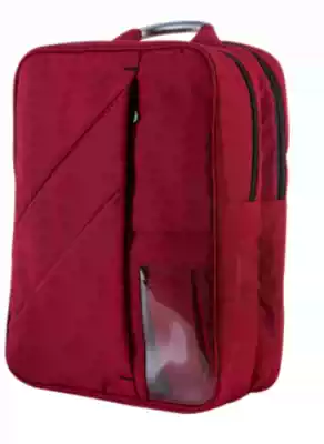 China Merchants Bank 10 yuan storm CROWN CROWN shoulders computer backpack red 15-inch men and women to work school travel