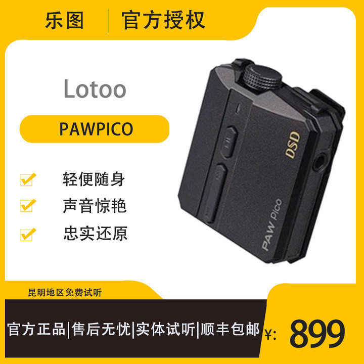 lotoo PAW pico Distortionless Music Player HIFI Fever Sports Portable MP3 Mini Walkman - Taobao