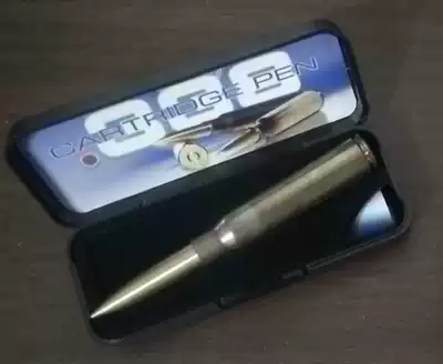 Fisher shuttle Space Pen 338 caliber rifle real Shell Space Pen zero gravity waterproof