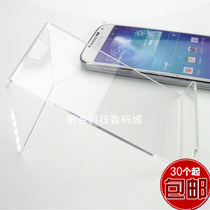 Acrylic large screen universal mobile phone display stand mobile phone bracket mobile phone holder transparent mobile phone holder without words