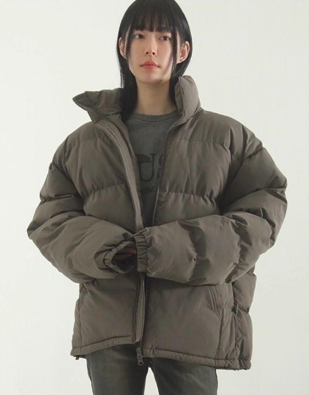 [韩国代购23F/W oversize padding jumper (unisex) 棉服外套]