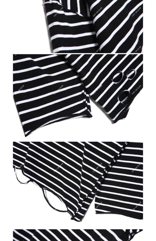 Покупать в южной корее 19SS Grunge Crow длина стороны Манжета T -Frish свитер, Others / Other 