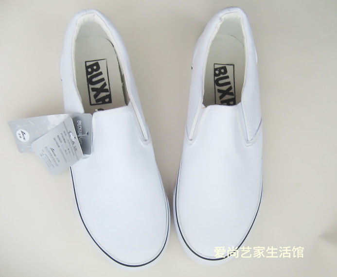 Fashion canvas shoes blank shoes whiteboard shoes can hand draw shoes low helper without one - foot casual shoes