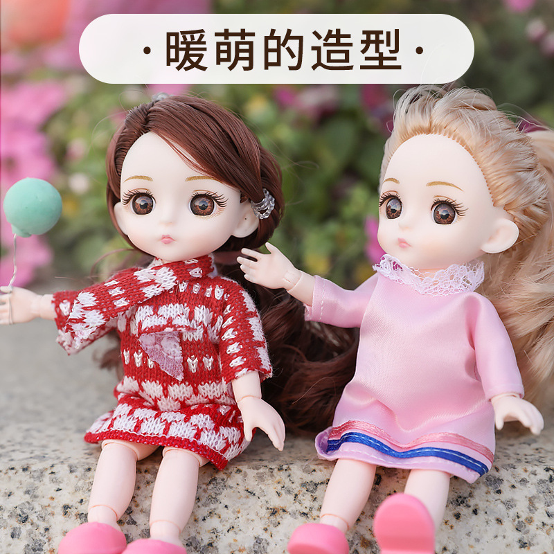 Foreign trade export soft glue simulation doll little girl princess baby over home toy exquisite set gifts